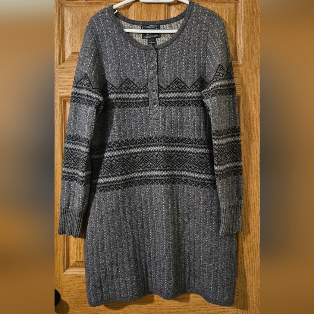 Woolrich warm wool sweater dress. SZ.L